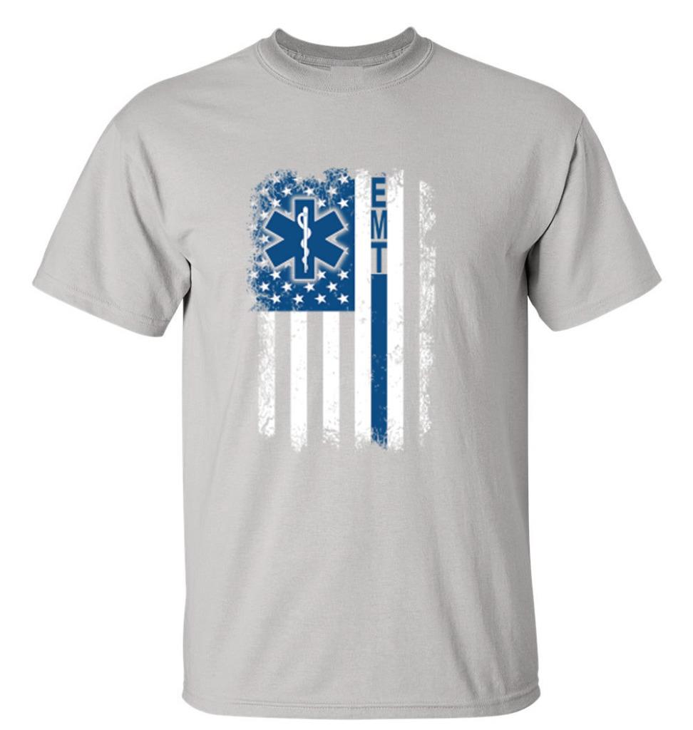 T-shirt bandiera EMT Emergency Medical Technician paramedico primo soccorritore - Foto 22 di 29