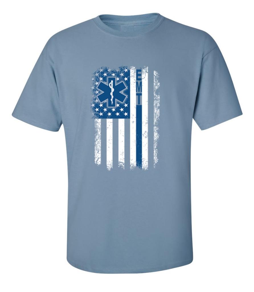 T-shirt bandiera EMT Emergency Medical Technician paramedico primo soccorritore - Foto 23 di 29
