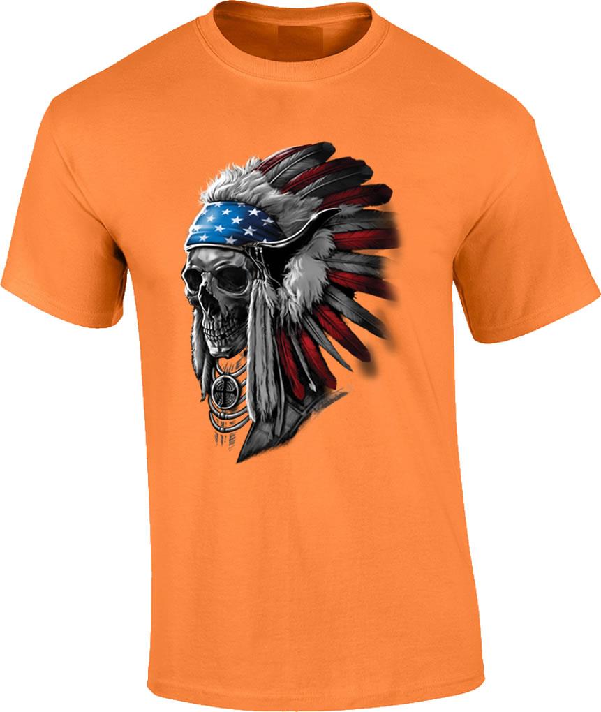 Screaming Indian Worn T Shirt 100% Cotton Atlanta Baseball Team Brave  Cherokee Indian Mohawk Tomahawk Short Long Sleeve Tee Top