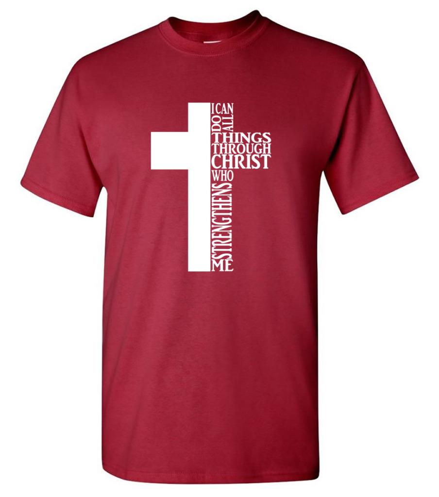 Short De Sport Homme « All Things Through Christ » – Polyester Léger – Coupe Ample Avec Cordon De Serrage