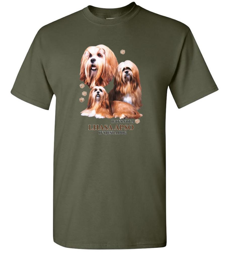 Lhasa Apso Dog TShirt If It's Not a Lhasa Apso It's Just A Dog Tshirt