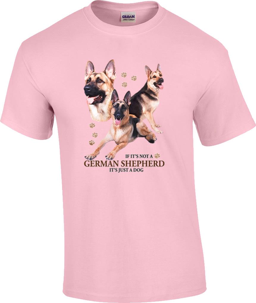 Promesa Desanimarse autómata German Shepherd Dog T-Shirt If It's Not a German Shepherd It's Just Dog T- shirt | eBay