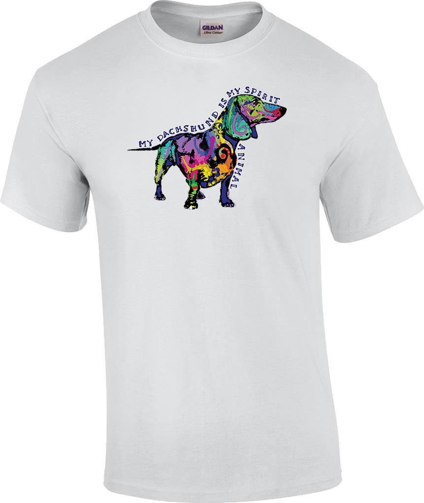 My Dachshund Is My Spirit Animal Dog T-Shirt