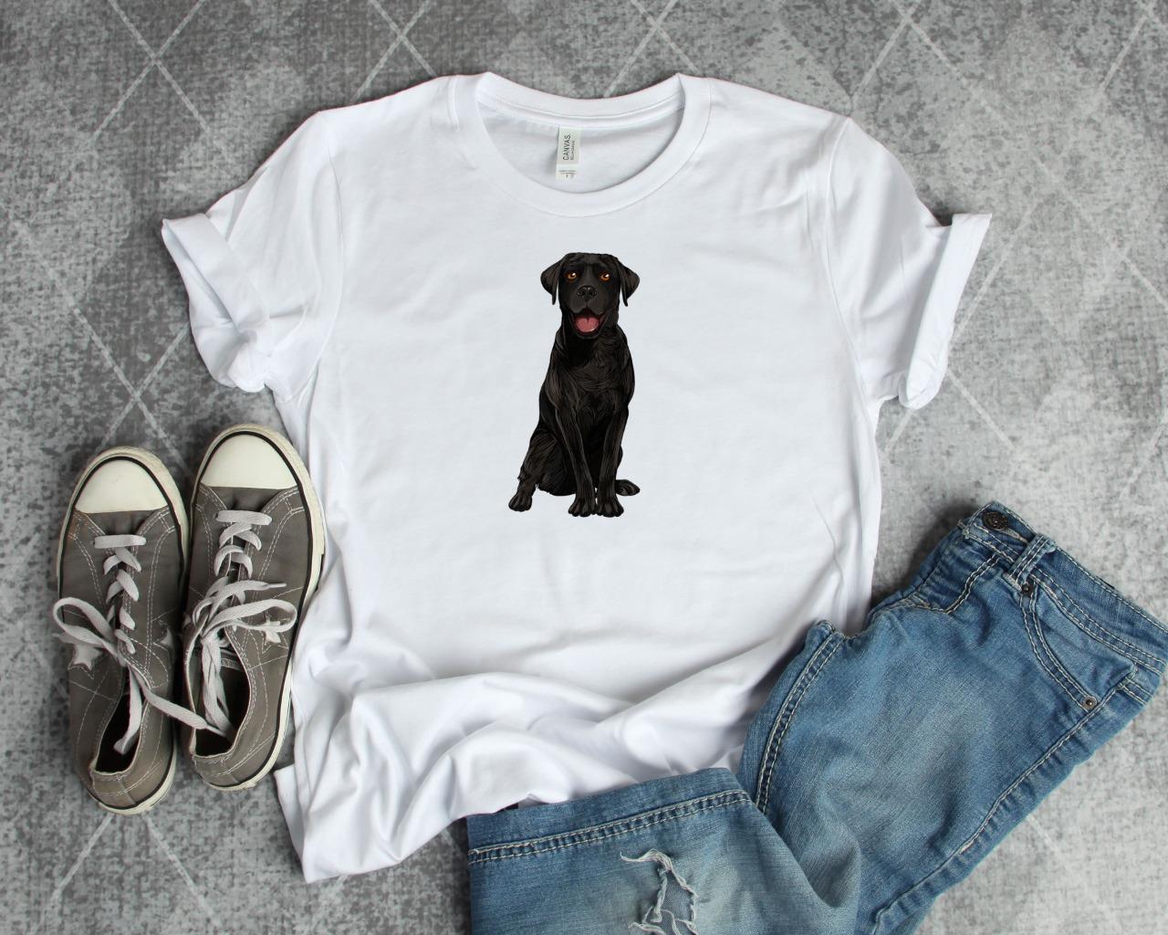 Black Lab Labrador Puppy Dog TShirt Dog Lover Shirt