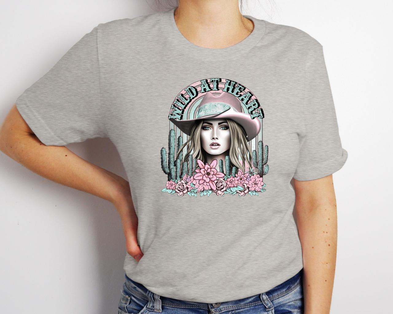 Western Cowgirl Wild At Heart T-Shirt