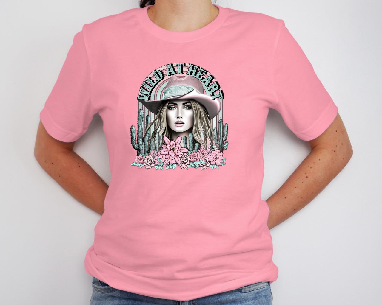 Western Cowgirl Wild At Heart T-Shirt