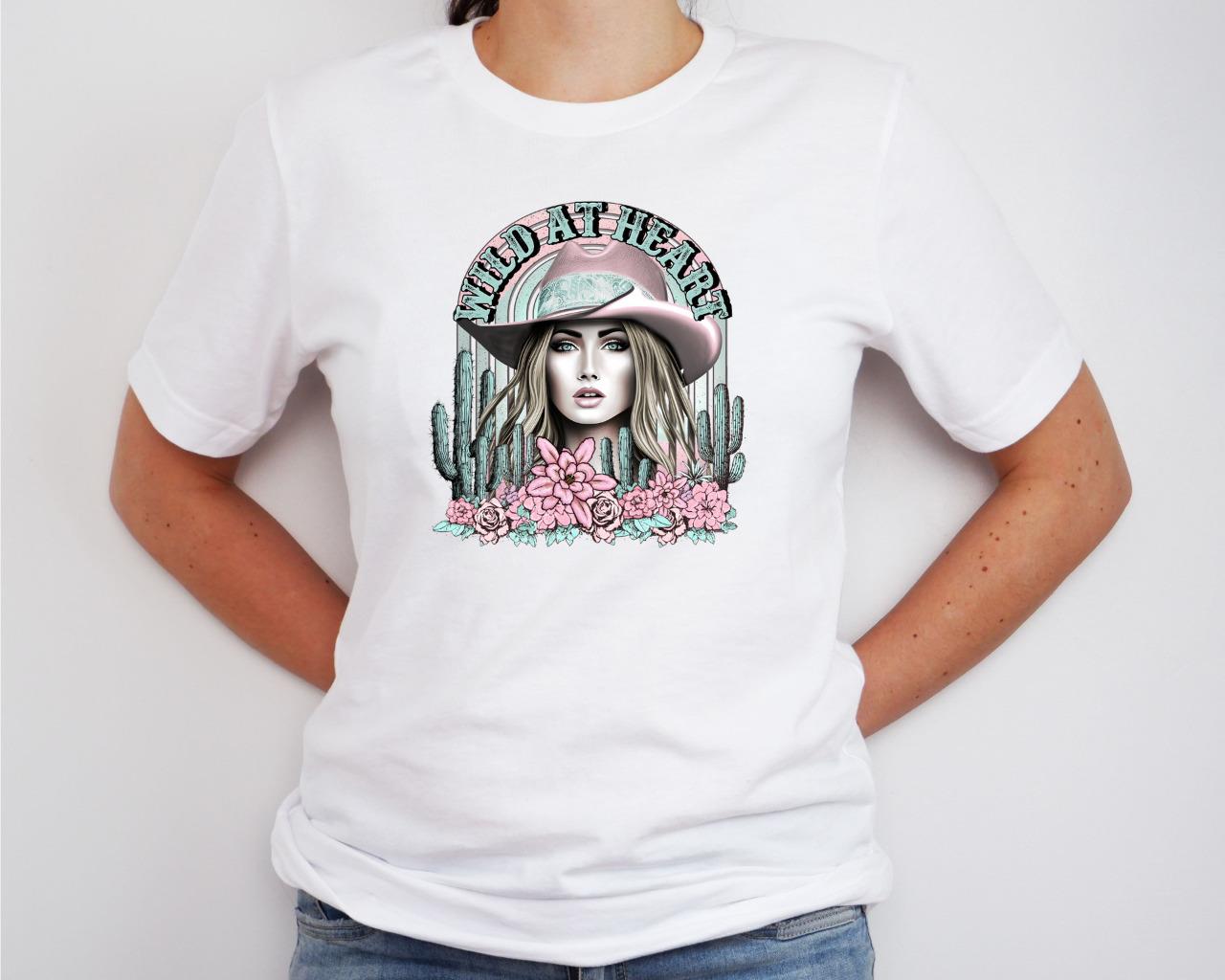 Western Cowgirl Wild At Heart T-Shirt