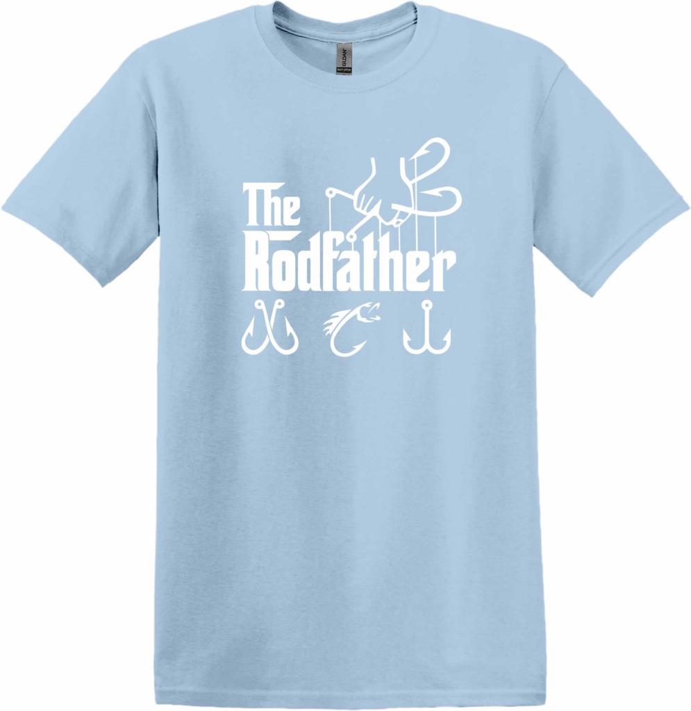Funny The Rodfather Fishing Fisherman Fish Hook Father Dad T-Shirt