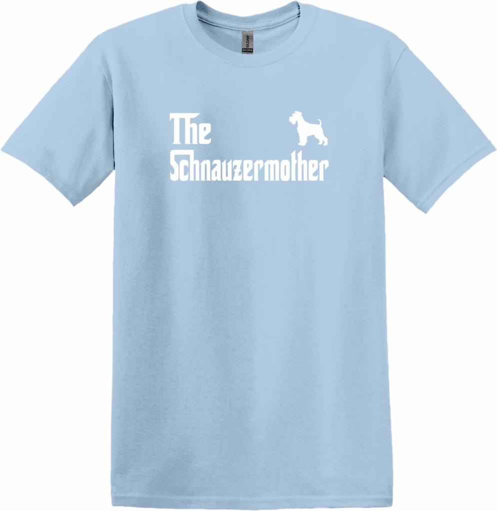 Funny The Schnauzermother Schnauzer Dog Lover Mom Mama T-Shirt