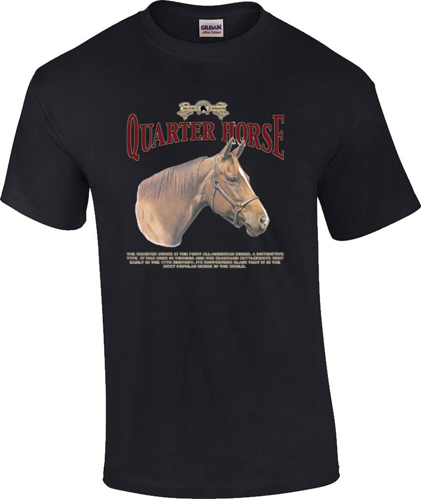 Quarter Horse History Cowboy Cowgirl T-Shirt