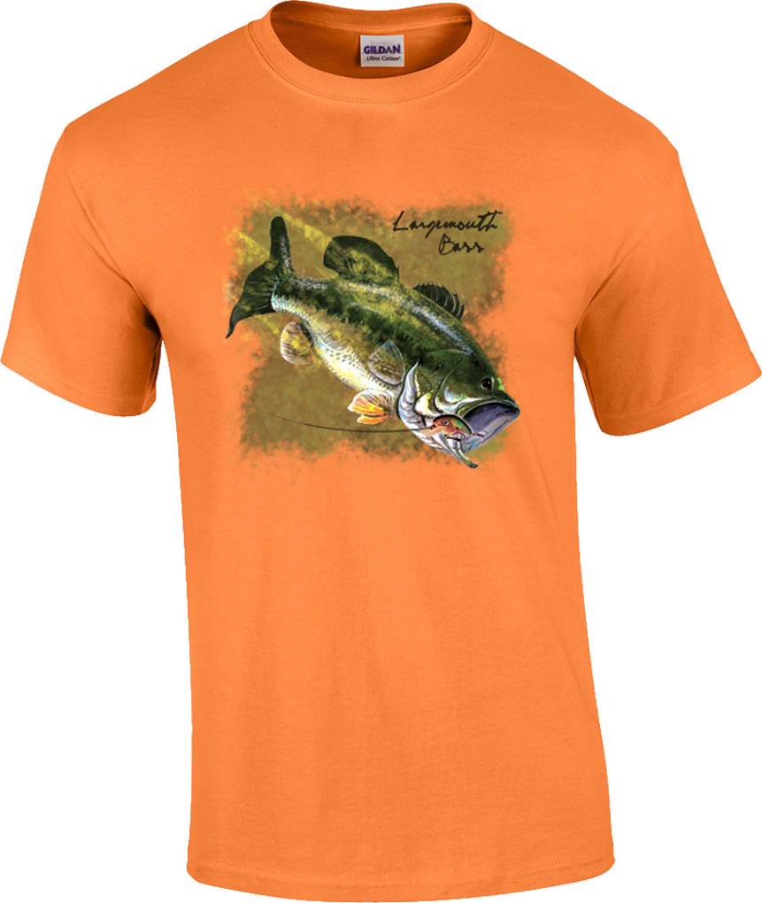 Largemouth bass on fire fishing is hot Graphic T-Shirt for Sale by  mursart68