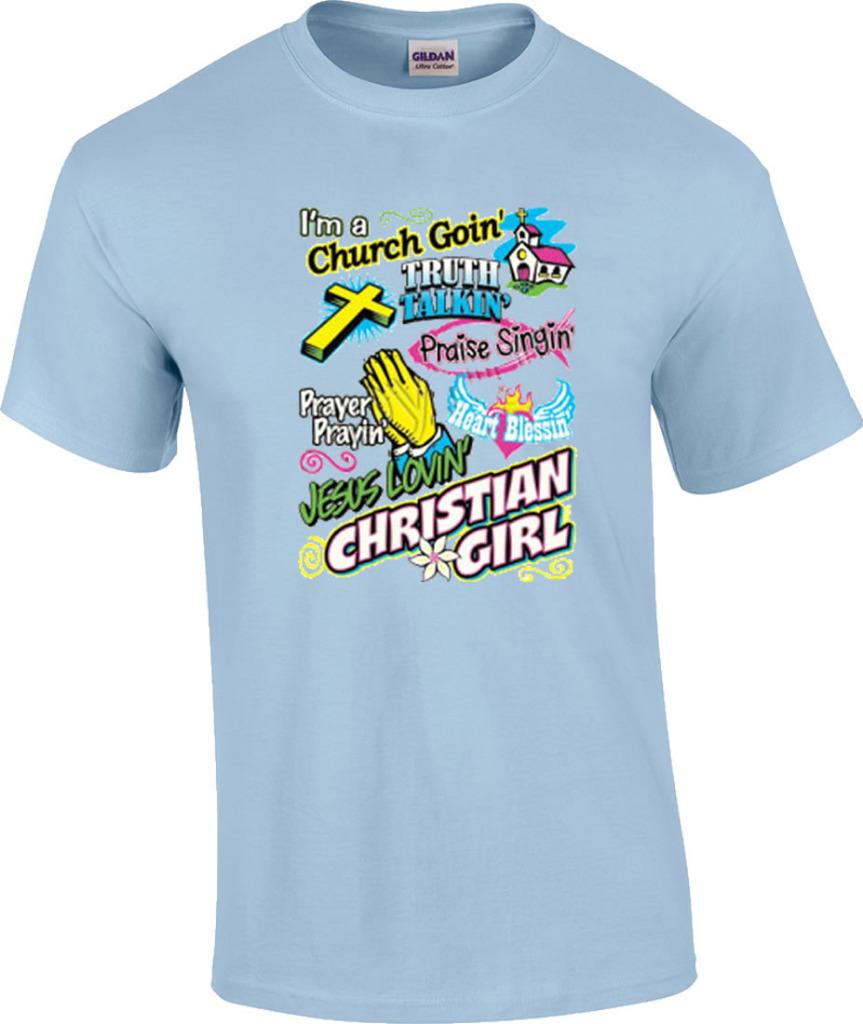 Christian Neon Church Goin Jesus Lovin Prayin Girl Religious T-Shirt | eBay