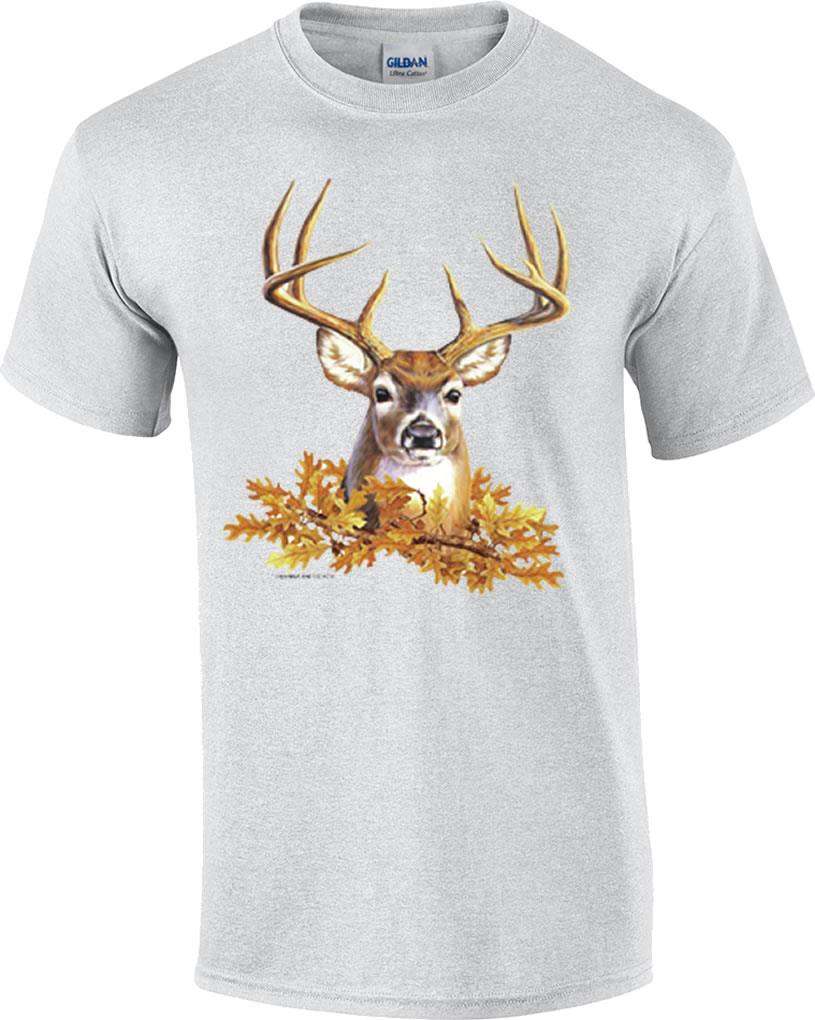 Buck Head Deer Face Rack Hunting Hunter T-Shirt | eBay