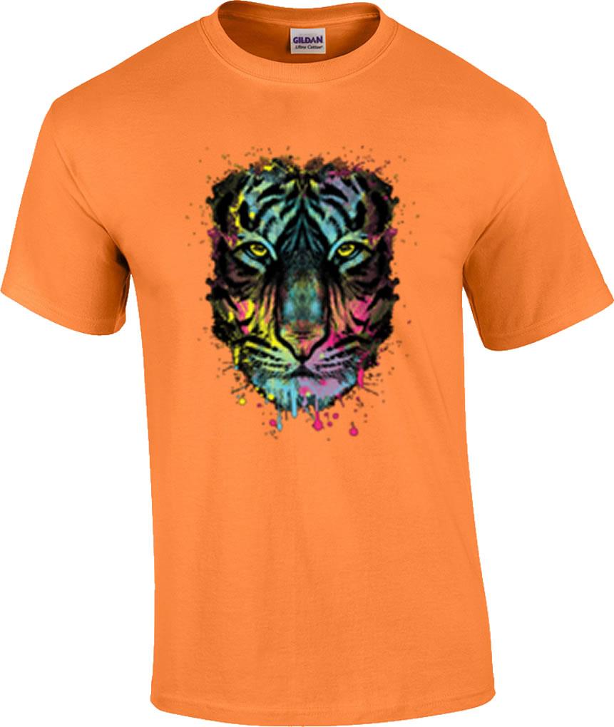 T-shirt Graphique Boardwalk Tees Dripping Tiger – Noir – Choix Taille S à 4XL