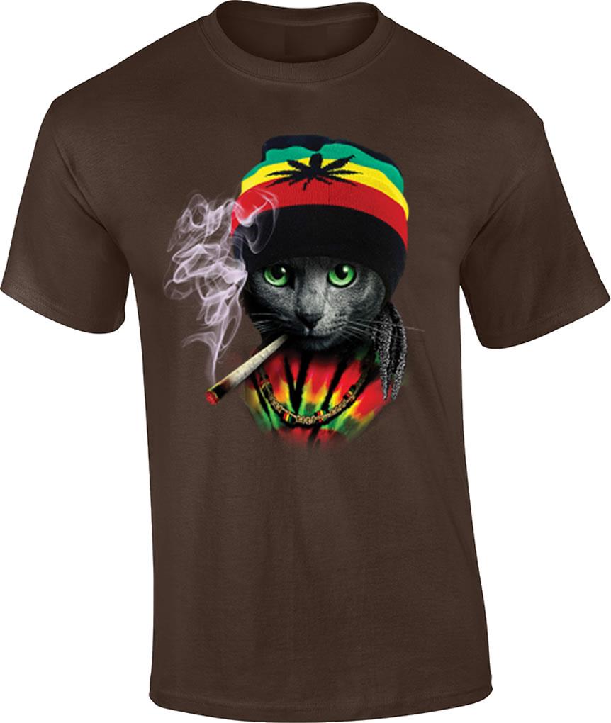 smoking cat shirt