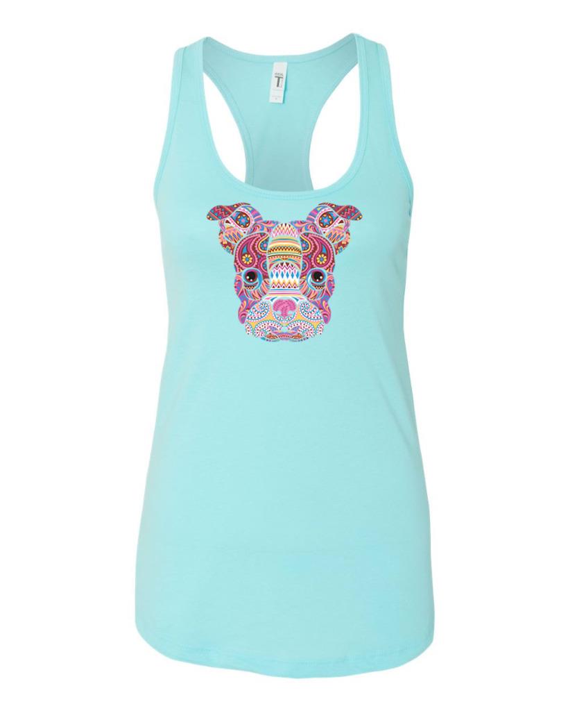 T-shirt Femme Boston Terrier En Mosaïque, 100% Coton, Tailles Small à 3X – Neuf Sans étiquettes