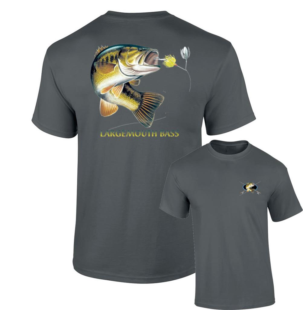 Unisex Hoodie Sweatshirt For Men Women Ladies 78. Short Sleeves Shirt Bass Fishing Forest Tshirt Largemouth Fisherman Gift