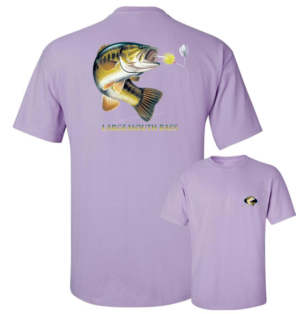 Largemouth Bass Fishing T-Shirt Bass Chasing Lure Tee