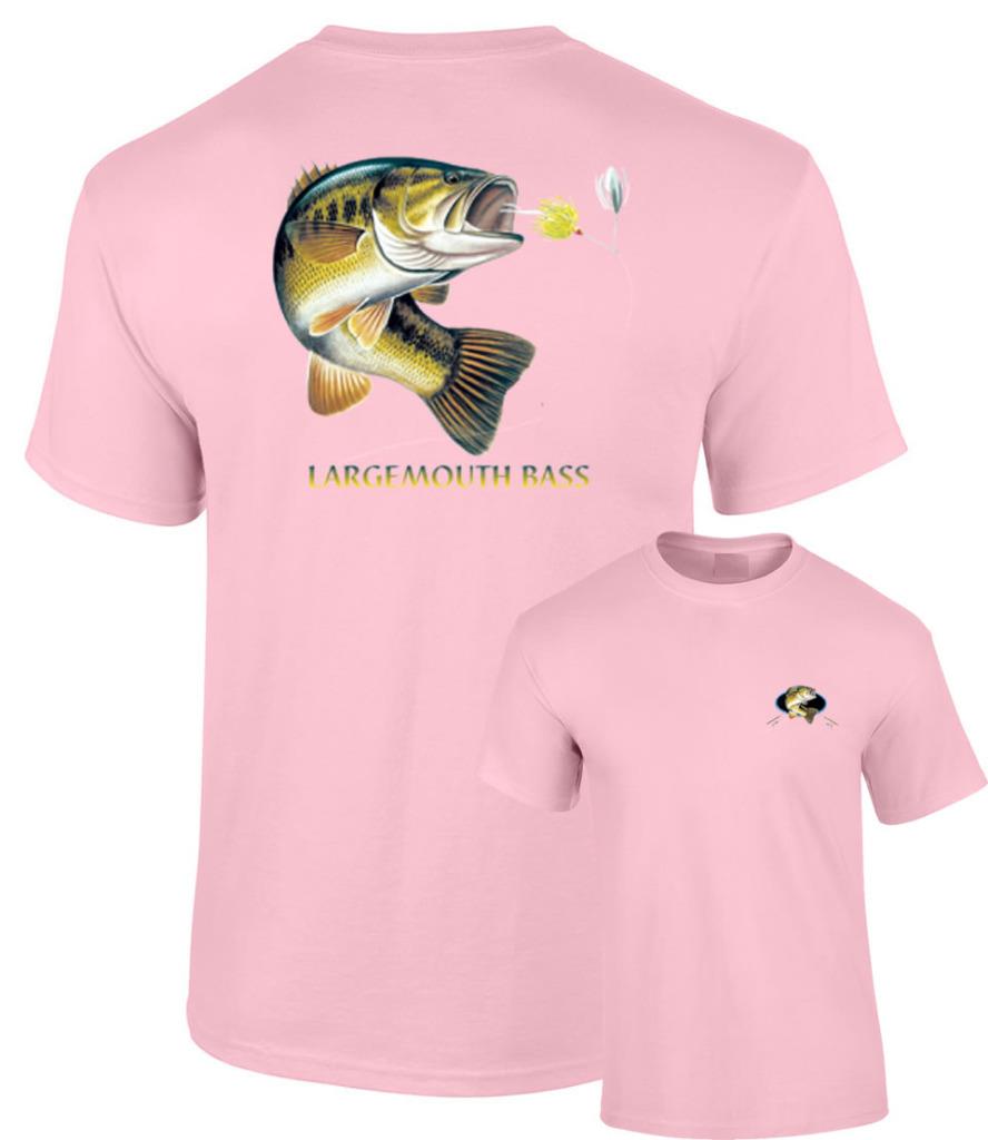 Largemouth Bass Fishing T-Shirt Bass Chasing Lure Tee
