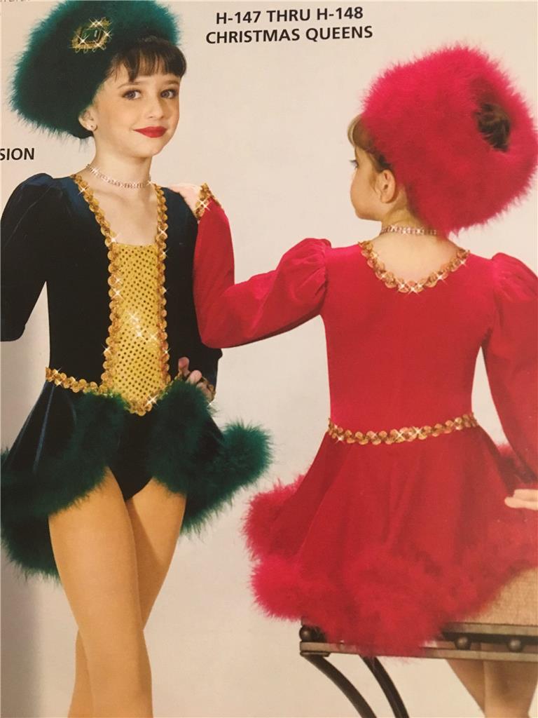 DANCE COSTUME CHRISTMAS DRESS PARADE PAGEANT CHRISTMAS QUEEN eBay
