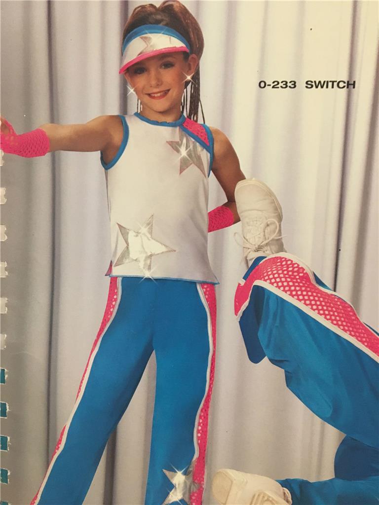 Dance Costume Jazz Hip Hop Disco Tap Skate Pageant Art Stone Switch