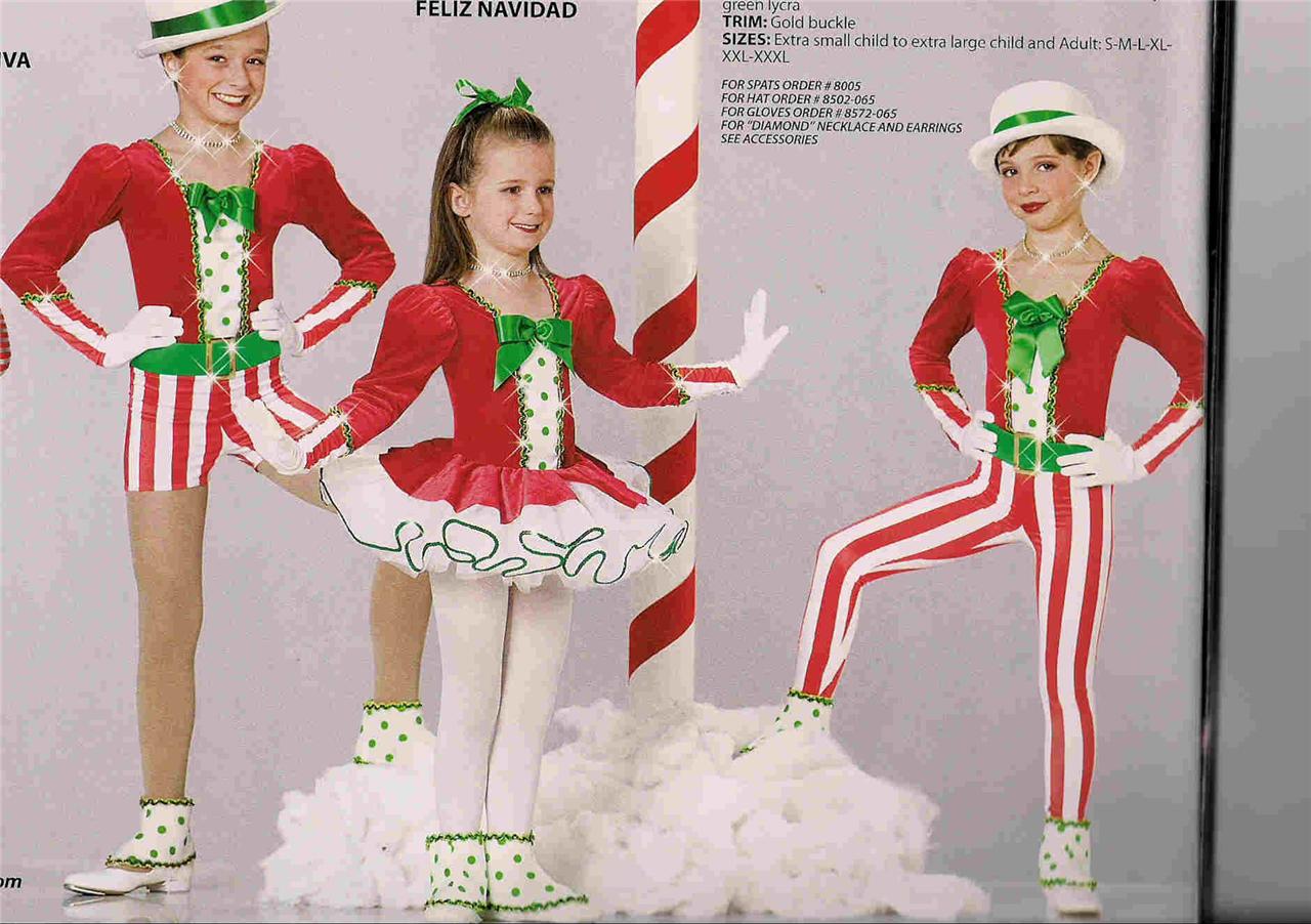 FELIZNAVIDAD225 Christmas Pageant Outfit Parade Elf Jazz Tap Dance ...