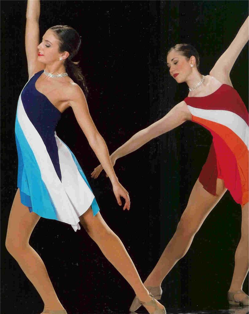 DANCE COSTUME LYRICAL ART STONE DRESS SKATE PAGEANT TO DREAM IN COLOR