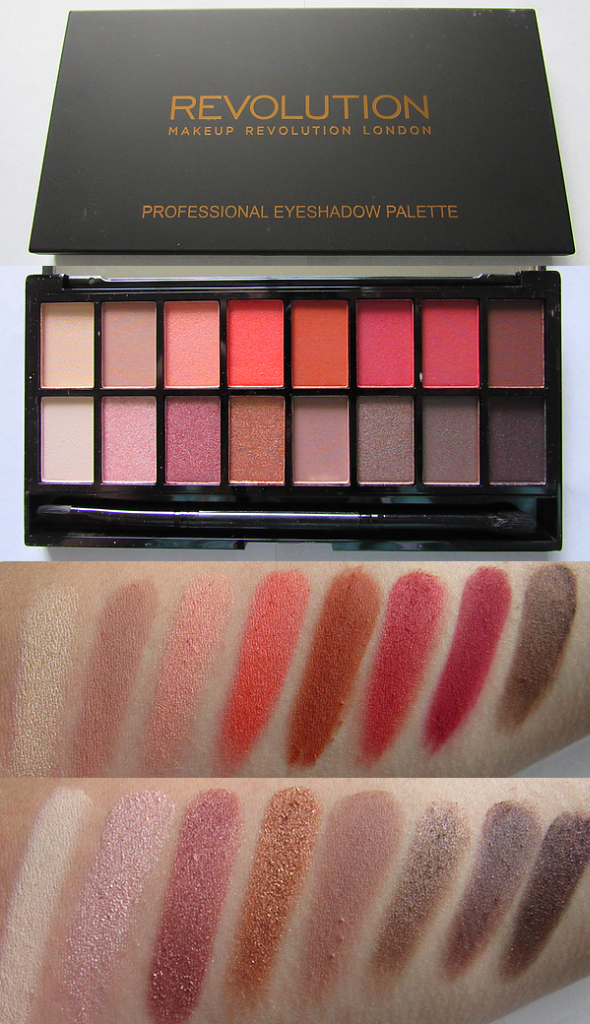orange red eyeshadow palette