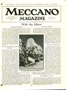 MECCANO MAGAZINE VOL.XIX No.12~DECEMBER 1934~ RARE REF: BSH