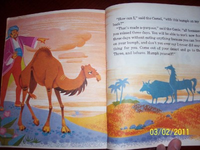 HOW THE CAMEL GOT HIS HUMP Little Golden Book WALT DISNEY ...