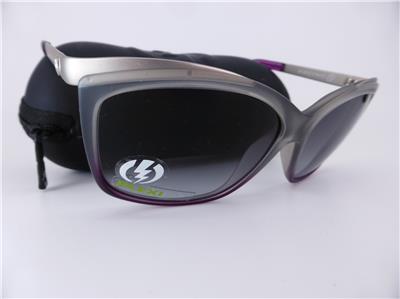 Electric PLEXI Sunglasses Matte Smoke Purple Fade - Grey  display picture 1