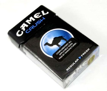 Empty Pack of Camel Crush Menthol Cigarettes Complimentary Promo HTF ...