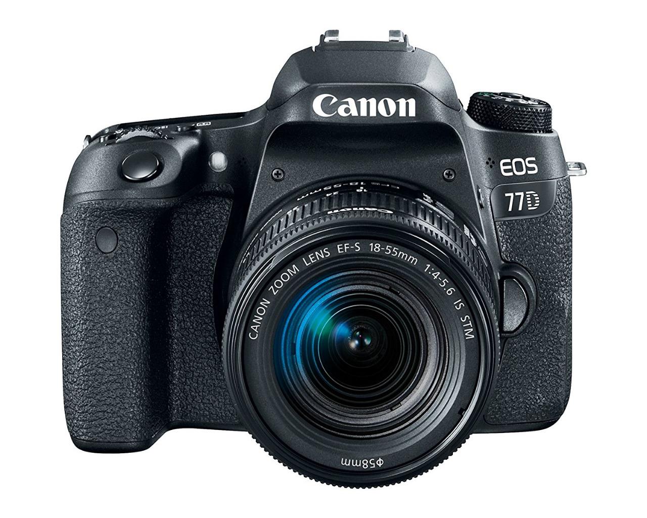 NEW Canon EOS 77D +1855 STM Lens Kit +32GB 24.2MP Full HD DSLR Camera