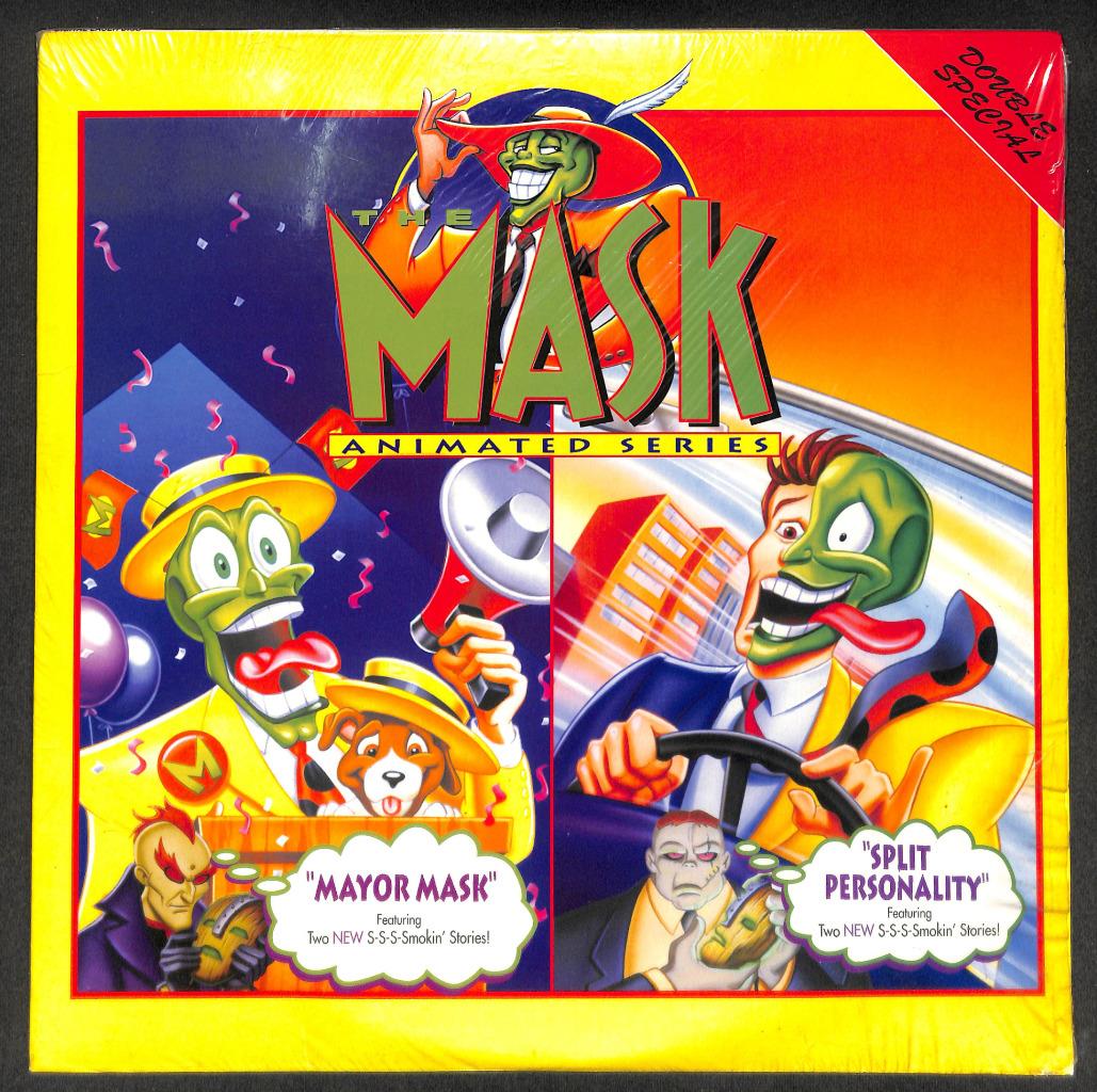 Movie Mask Animated Series Cartoon Mega Rare Singapore Laserdisc