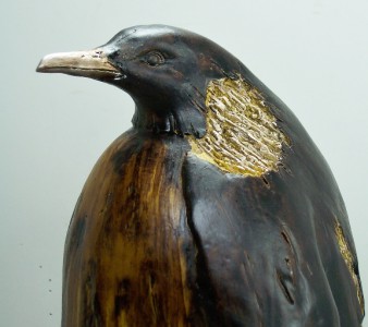 resin penguin statues