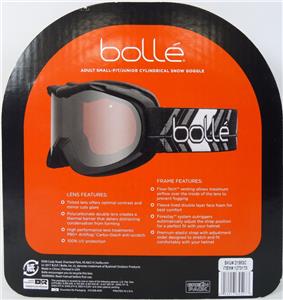 bolle small fit cylindrical snow goggle