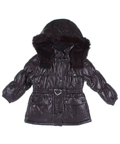 NWT! LONDON FOG Girls Sz 2T Winter Puffer Hooded Coat Parka Faux Fur ...