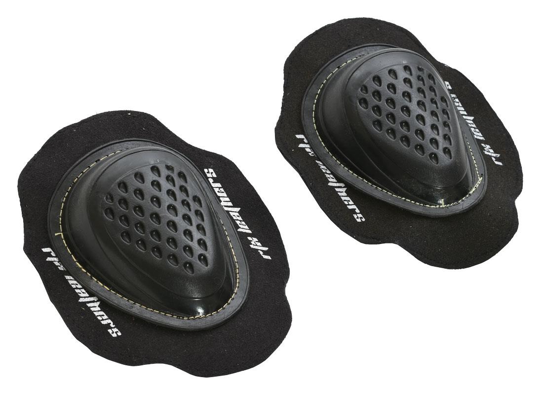 RTX Knee Sliders Hard TPU Curved Mold Pucks for Leather Motorcycle