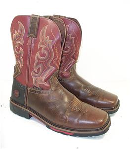 Justin Hybred Western Work Boots Comp 