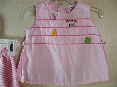 New Baby Einstein PUPPETS Girl's 2 Pc Pink Top & Pants Set, Sz 6 Months | eBay