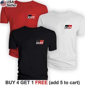 T-shirt Manches Longues Toyota Gazoo Racing (TGR) - Logo Sport Auto, Neuf Sans étiquettes