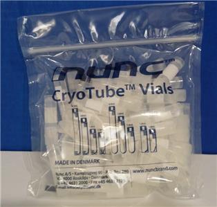 blood vials 8 test Vials Nunc 368632 1.8 mL 250/Box  CryoTube eBay