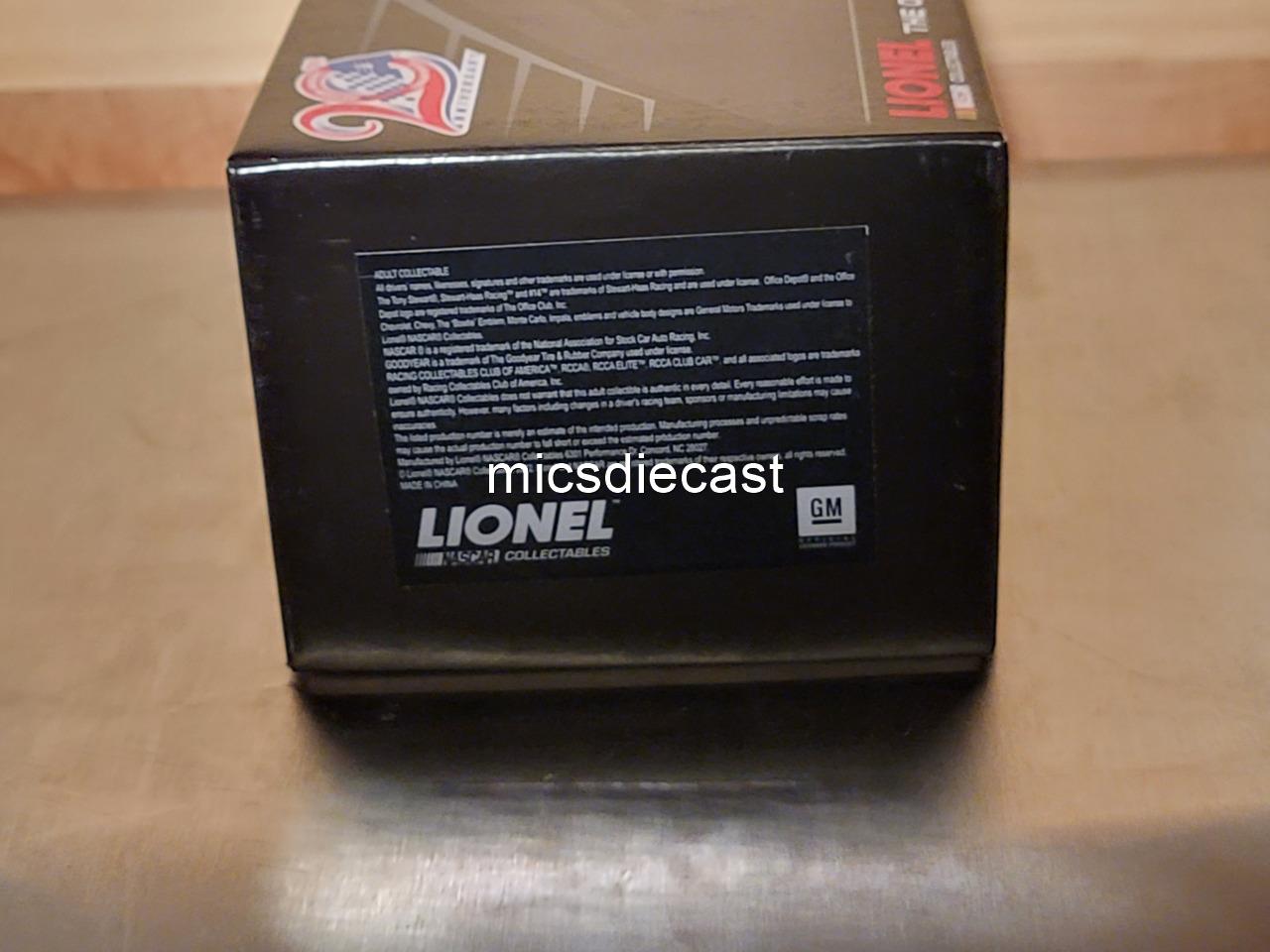 2012 Tony Stewart #14 Office Depot Stealth HOTO 1:24 Platinum Diecast NIB 300 - Picture 9 of 9