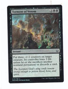 Magic: MTG: Hour of Devastation: Foil: Torment of Venom | eBay