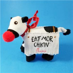 chick fil a customizable mini plush cows