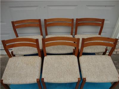 メルメル　J.Lモラー社　ローズウッド　ヴィンテージ美品 Niels Moller J.L Moller Set Of 6 Teak Model 401 Tweed Dining