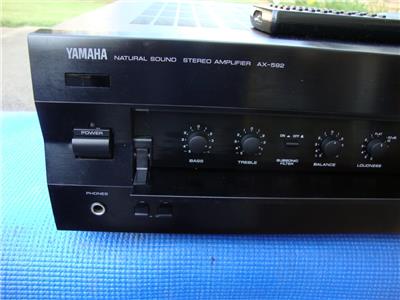Awesome Yamaha AX-592 Natural Sound Stereo Amplifier w