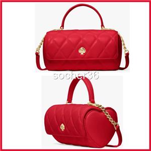 QUEENS HENNA QUEEN'S RED 4パック KATE SPADE HEART TO HEART 3D HEART BARREL QUILTED CROSSBODY