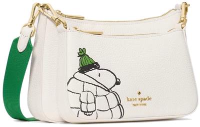 kate spade メゾピアノ　セット KATE SPADE PEANUTS X KSNY DUET SMALL CROSSBODY 2 PIECE SET W