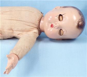 Effanbee Patsy Patsyette Doll Baby Composition Head Cloth Body